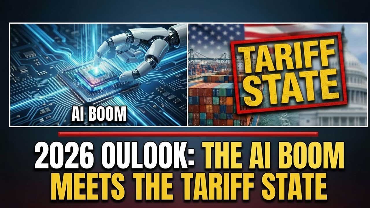 AI investment boom colliding with tariffs and global markets in 2026